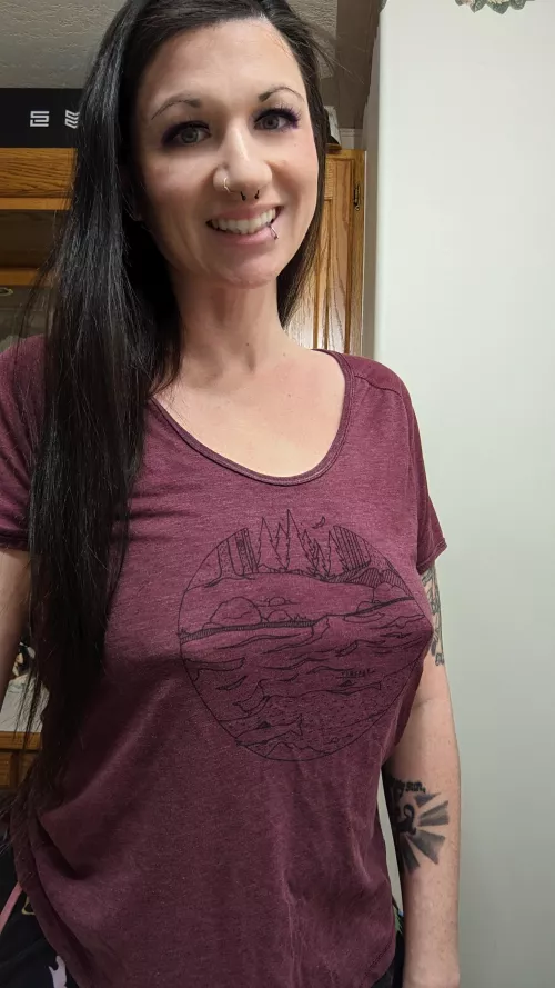 Sometimes I use a patterned shirt to make them less noticeable lol