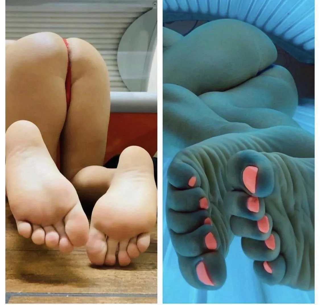 Start at my toes please….