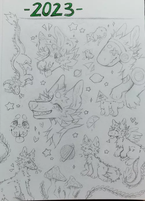 started a new sketchbook today 😁