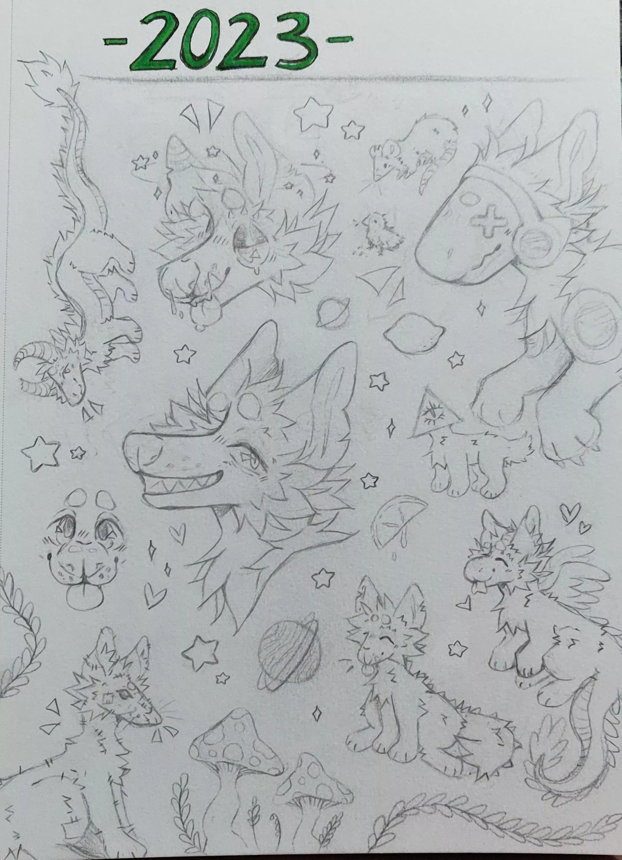 started a new sketchbook today 😁