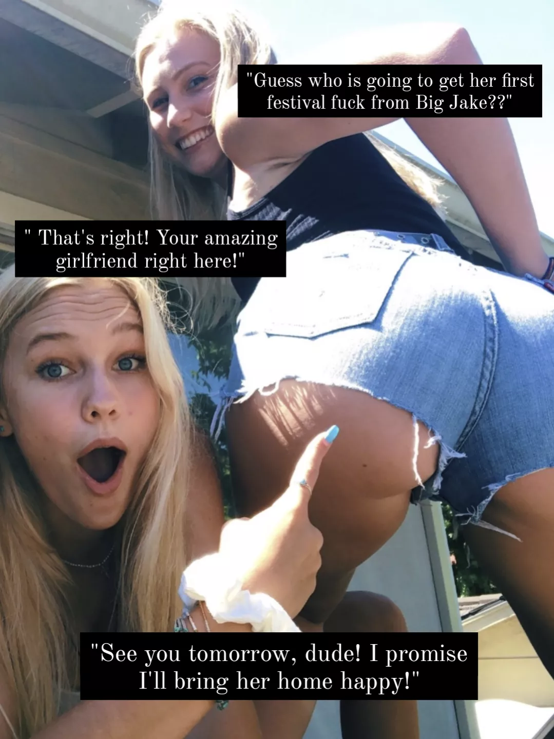 Such a bad influence on your girlfriend...