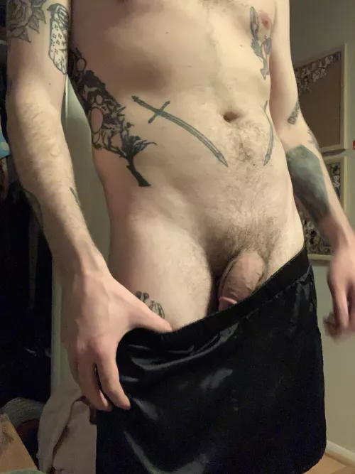 These silk shorts are my new favorite