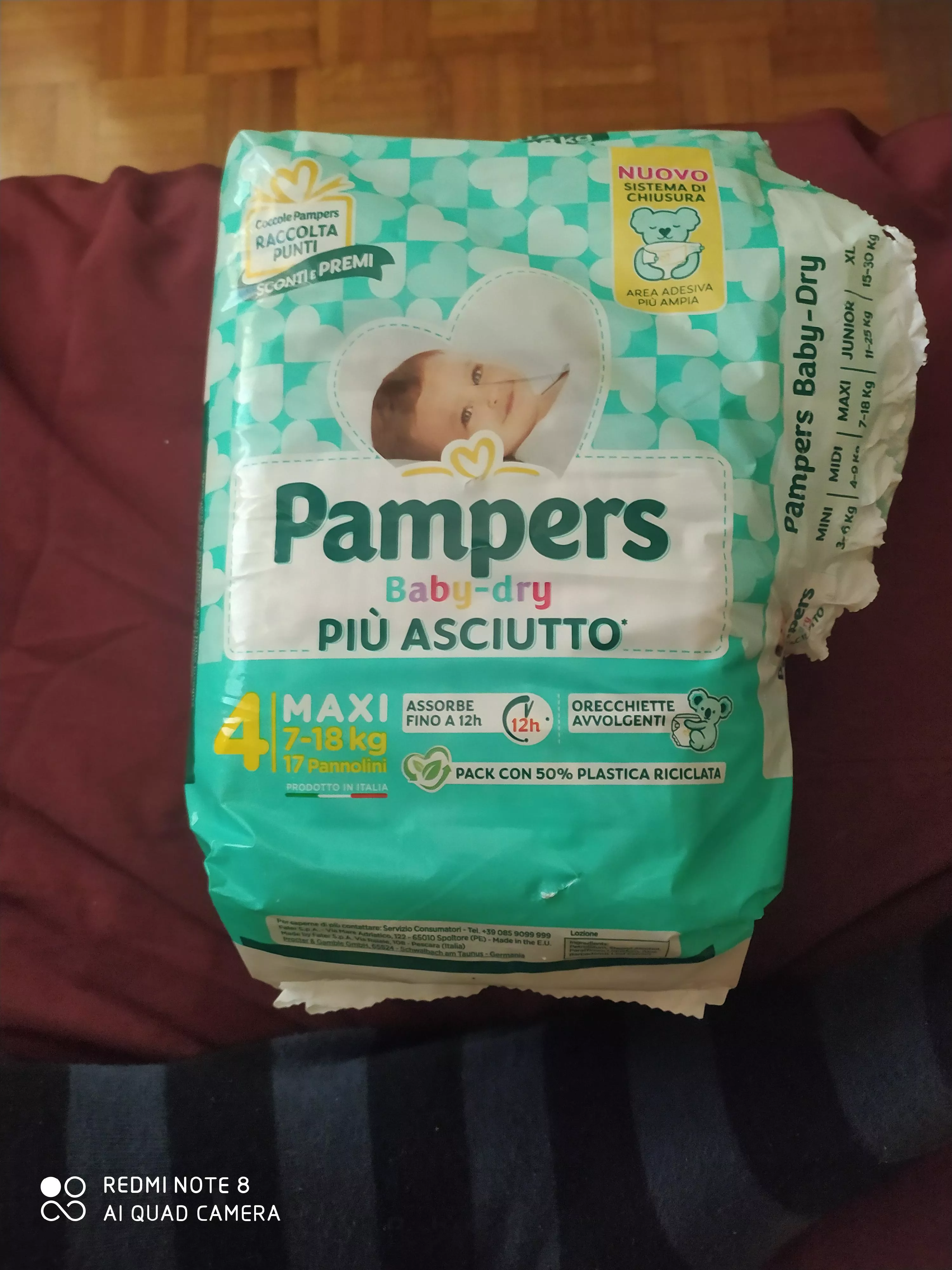 today I found this box of diapers alone in a Street next my house. ps it was closed