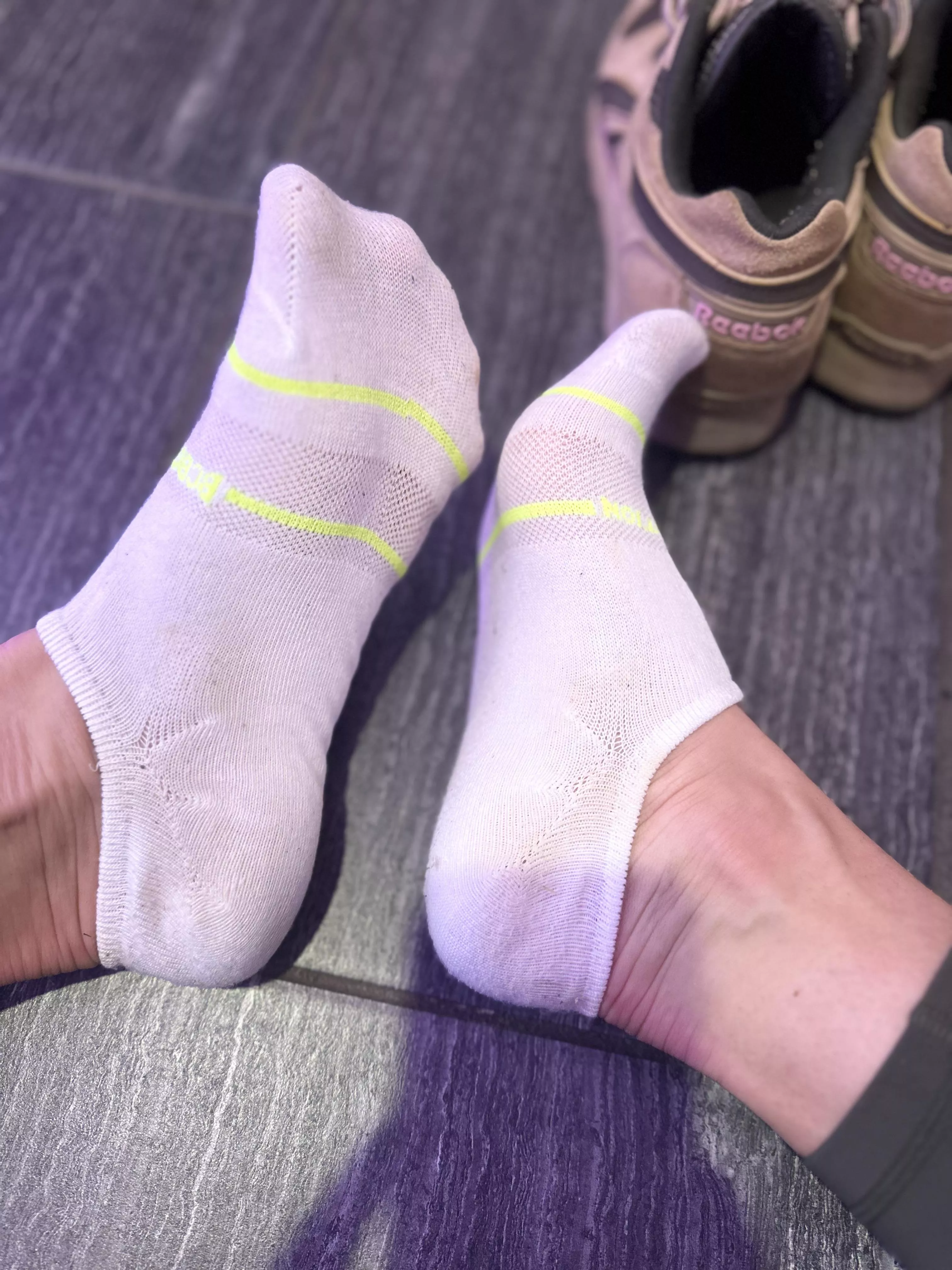 Treadmill sweaty socks…oc