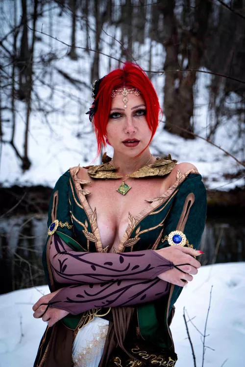 Triss Merigold (The Witcher 3) by Overlairbee