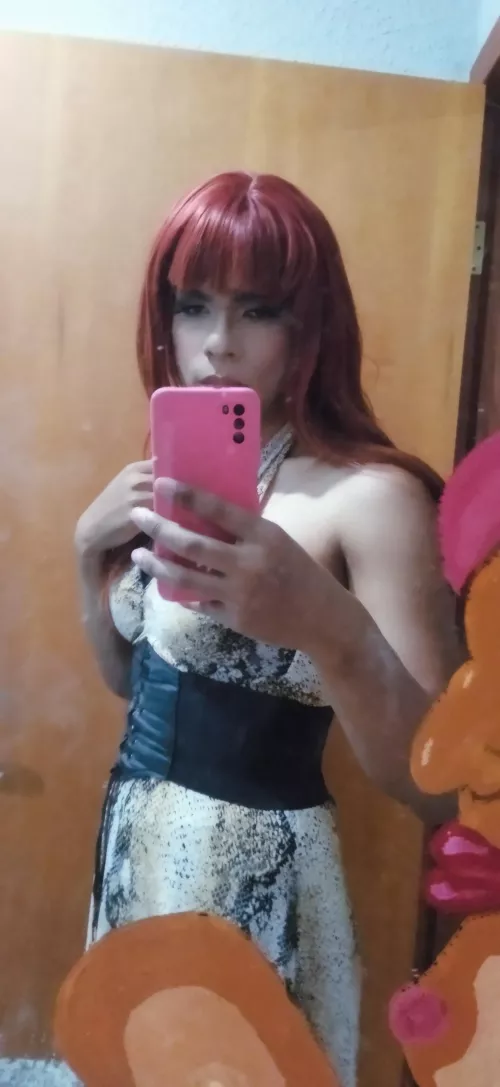 Trying on some more clothes