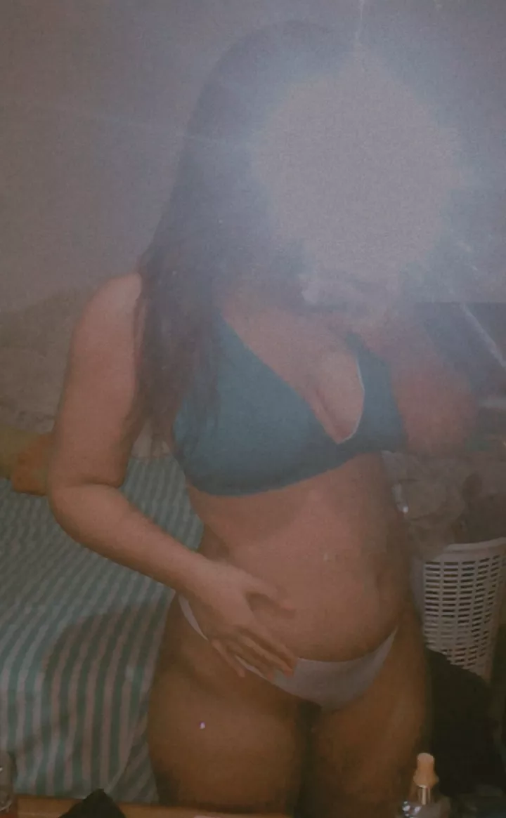 very full belly 💙🎂