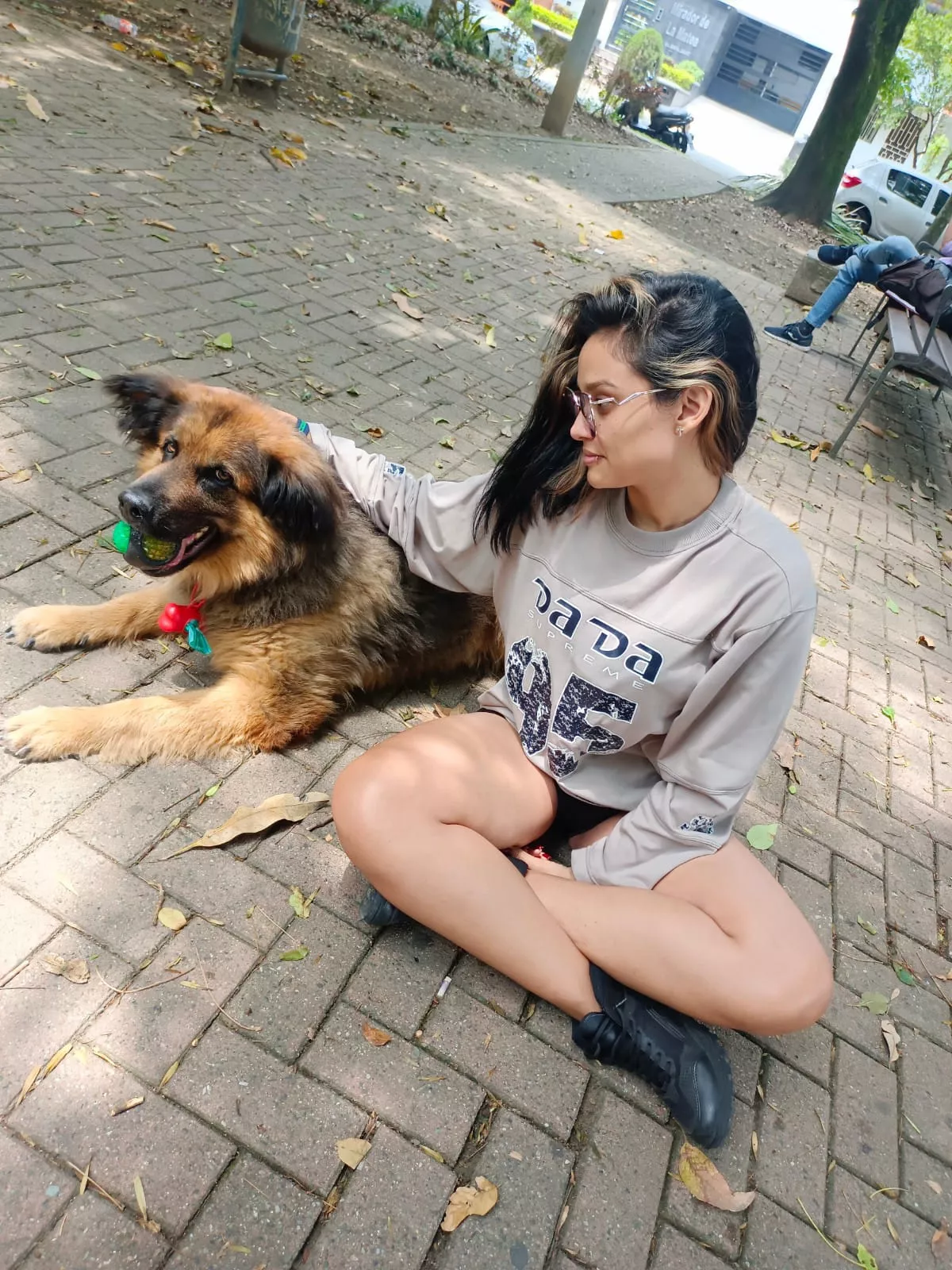 Walk the dog with me first, before I let you doggy style me 😉😉