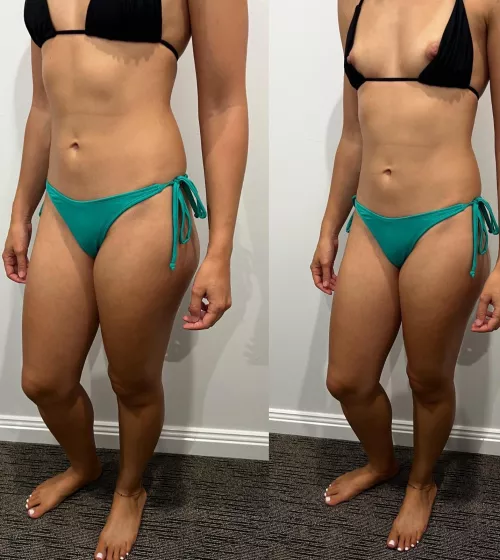 What they see at the beach vs your girl on the internet