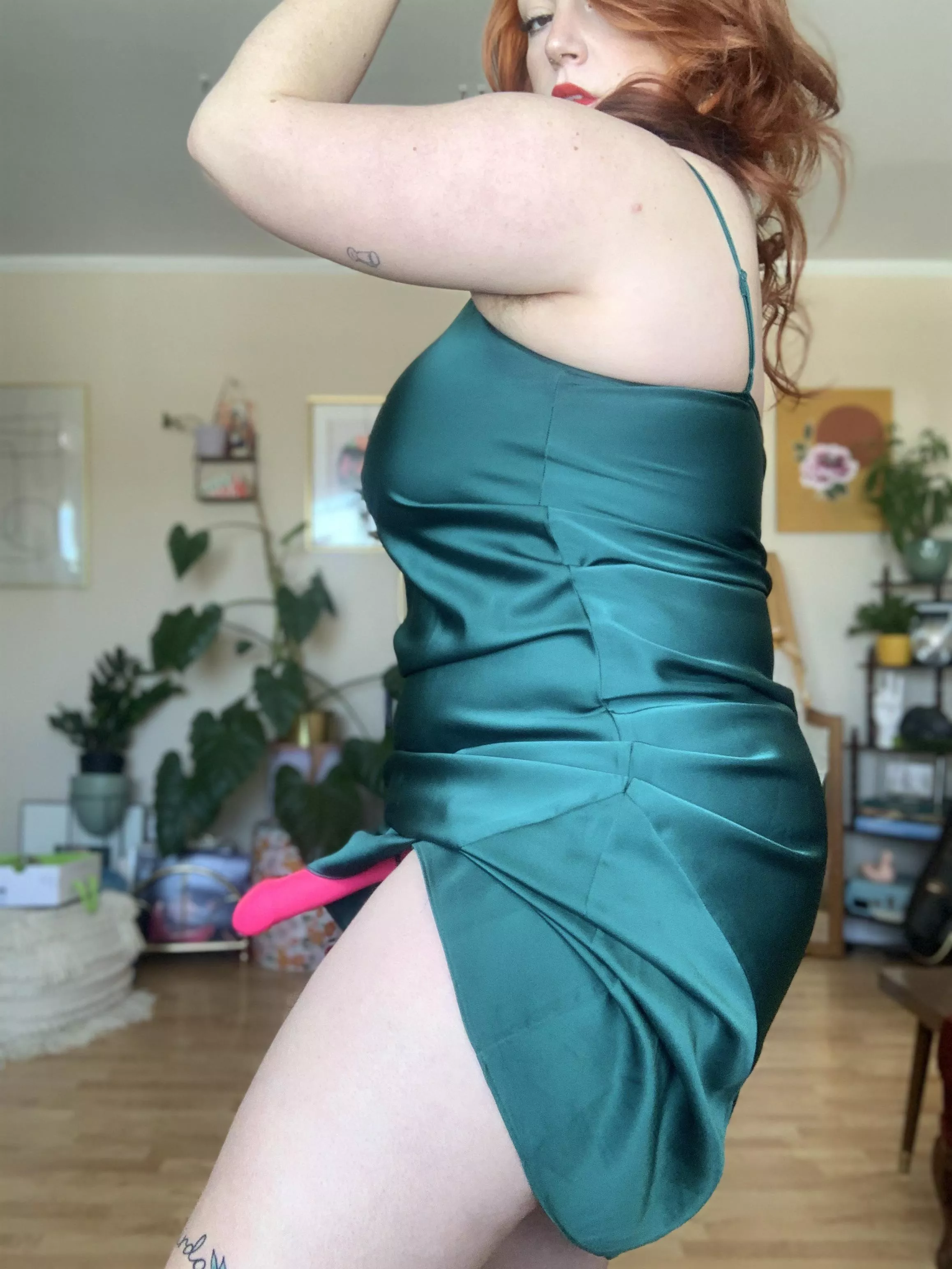 What’s under My silk dress,…