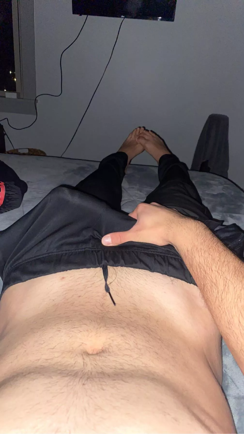 After work and gym and walking 10 miles it’s finally time to sit back and unload