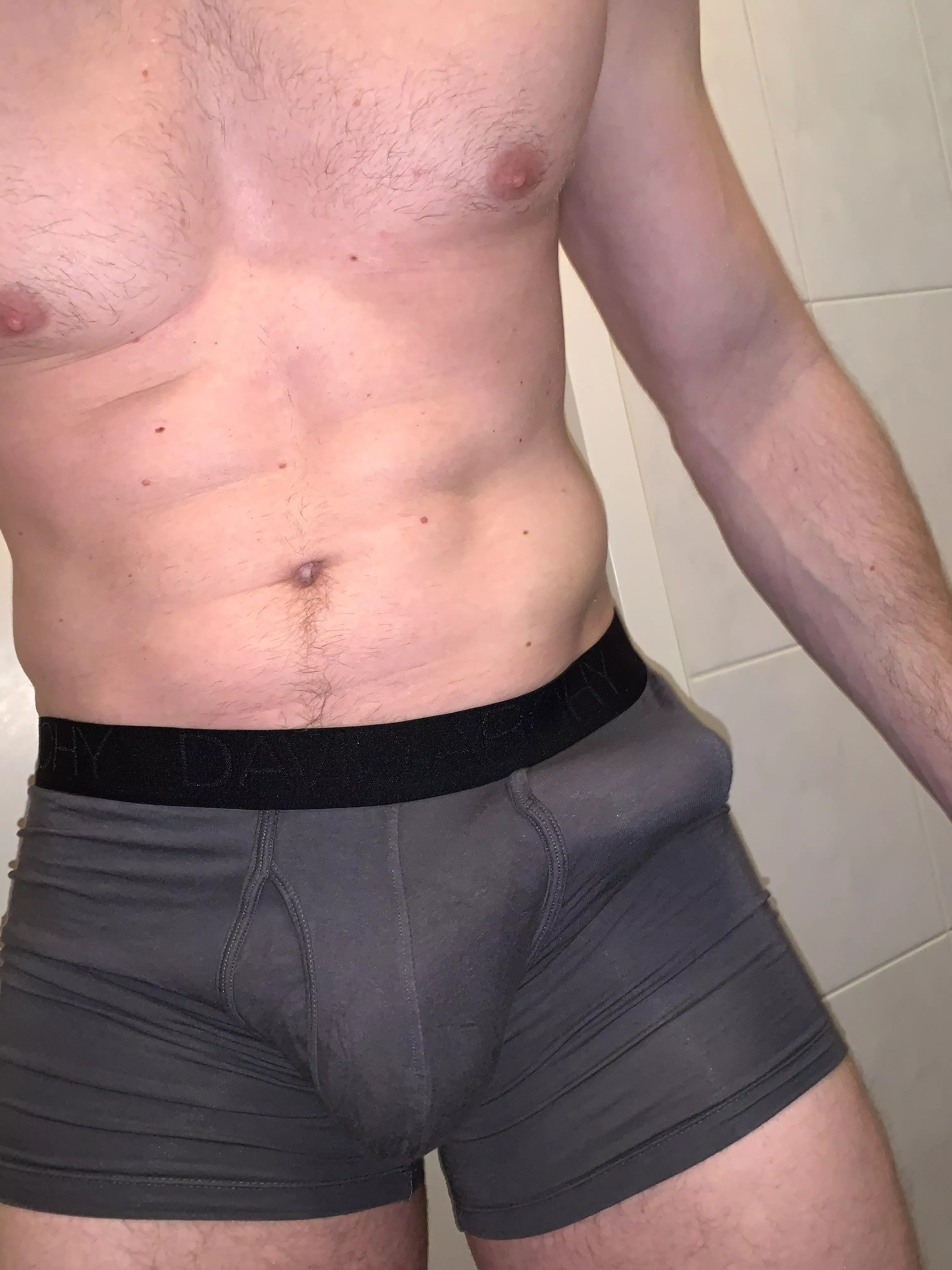 At work they always stare at my bulge…