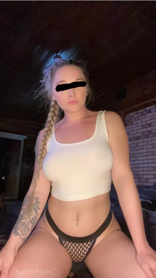 Blonde busty and tatted :)