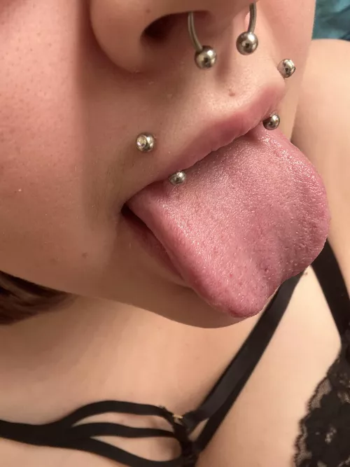 Come feel my piercings