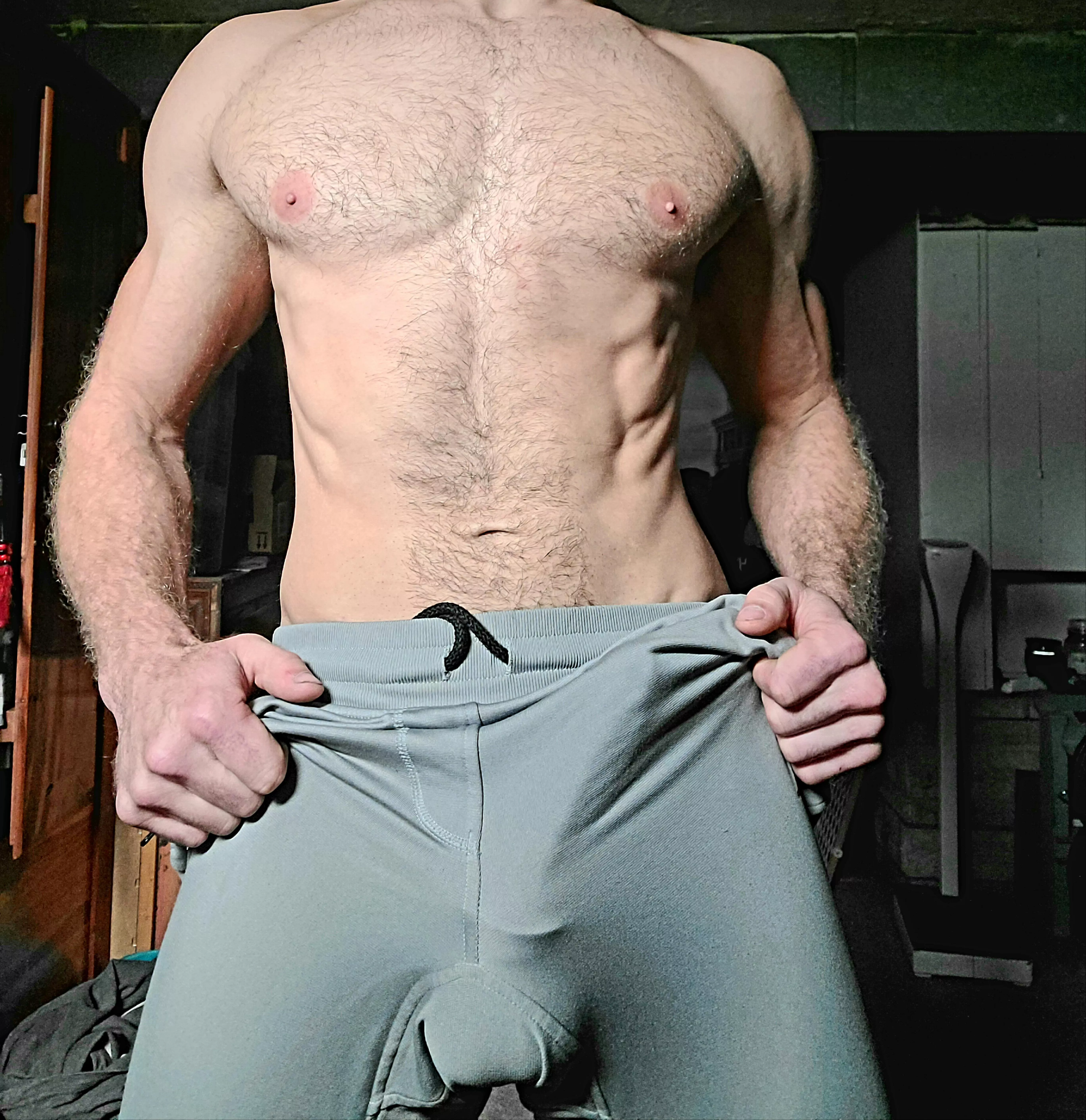 Couldn't be in public like this.