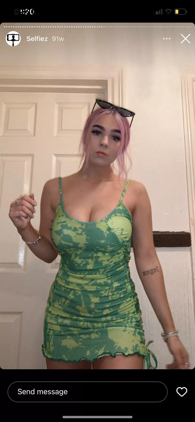 Crystals busty tits again.