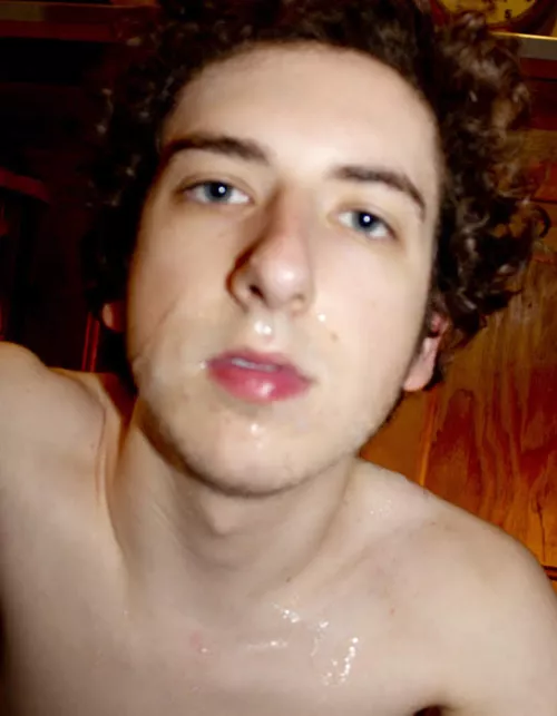 cum covered slutty boy