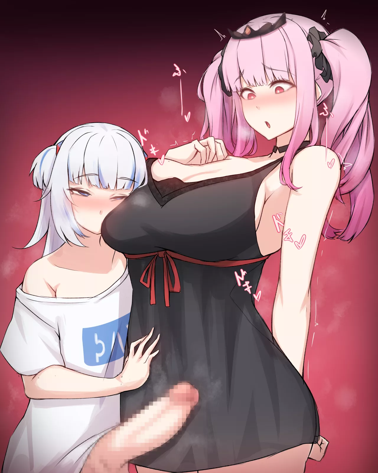 Gura's more than Calli expected (Rikuguma) [Hololive]