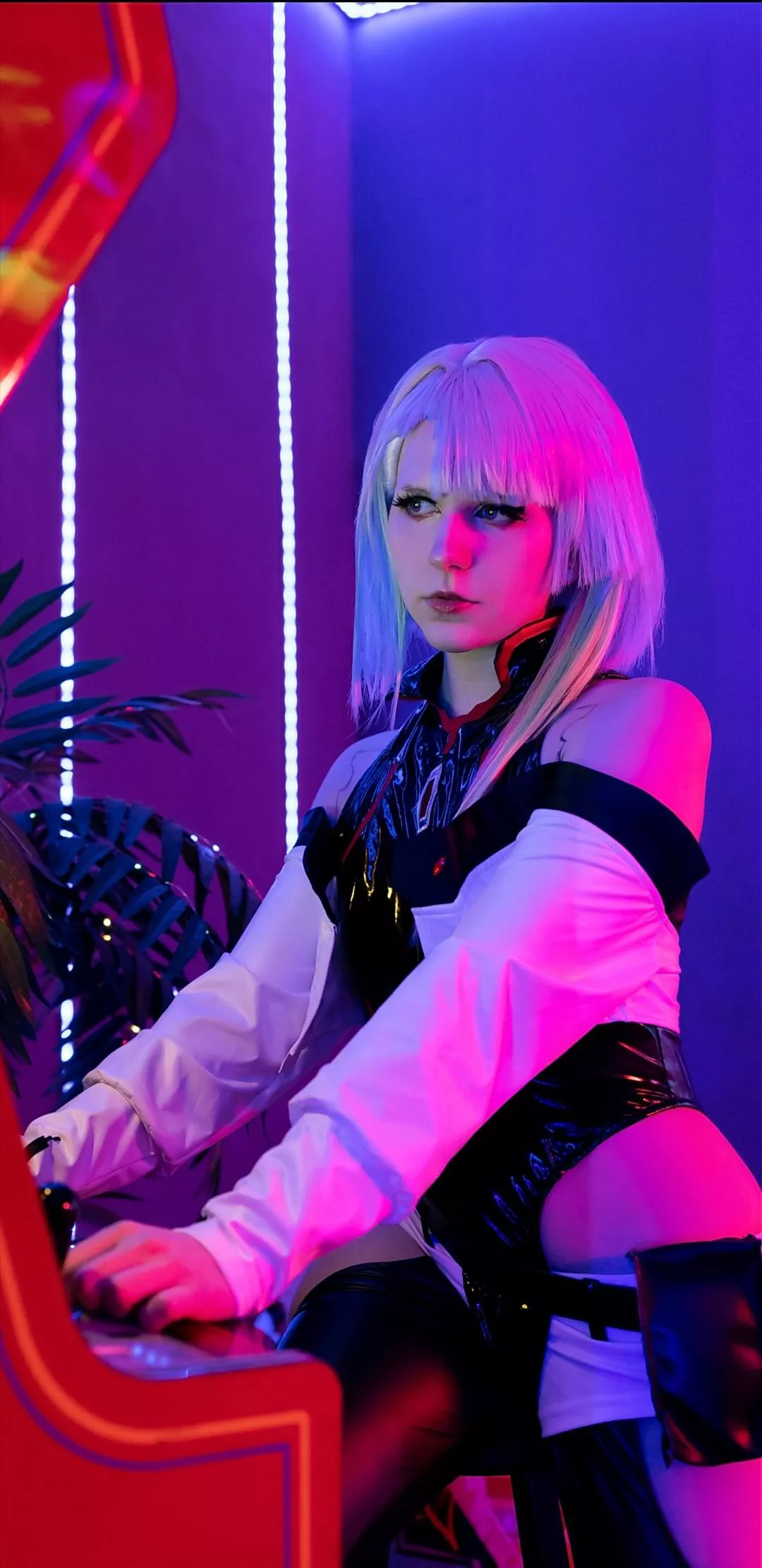 Hacking and playing games always makes me horny~ Lucy from Cyberpunk Edgerunners by x_nori_ [Self]