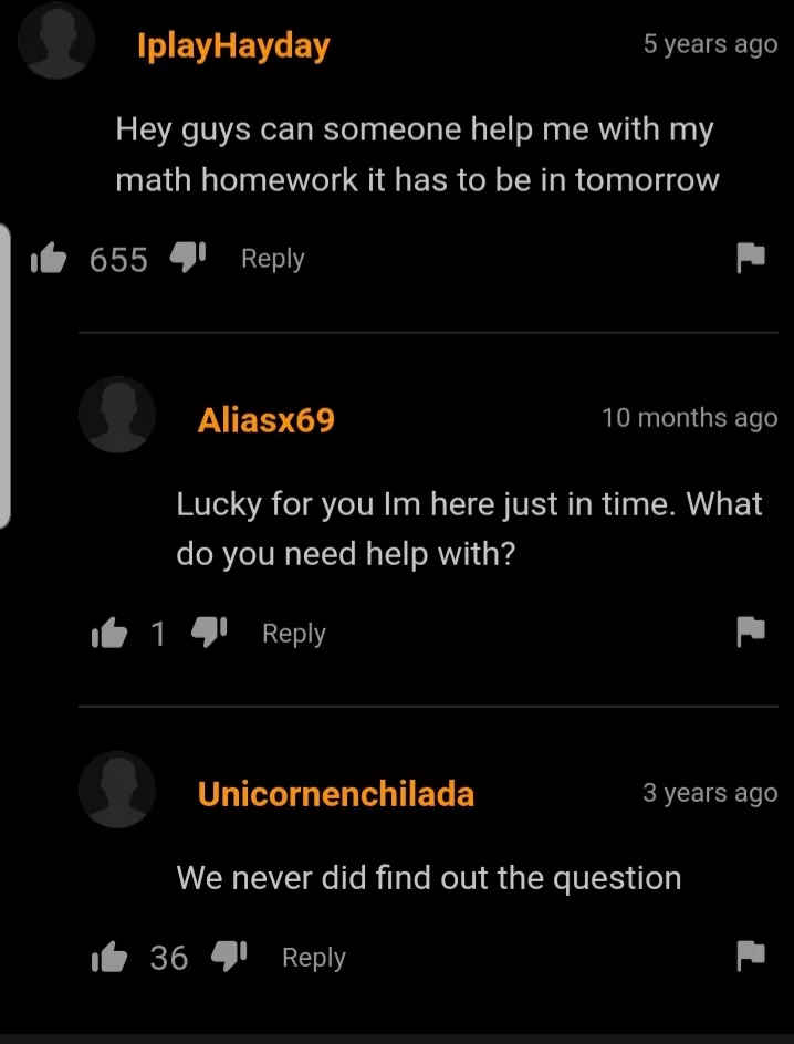 Hope that bro did the homework in time