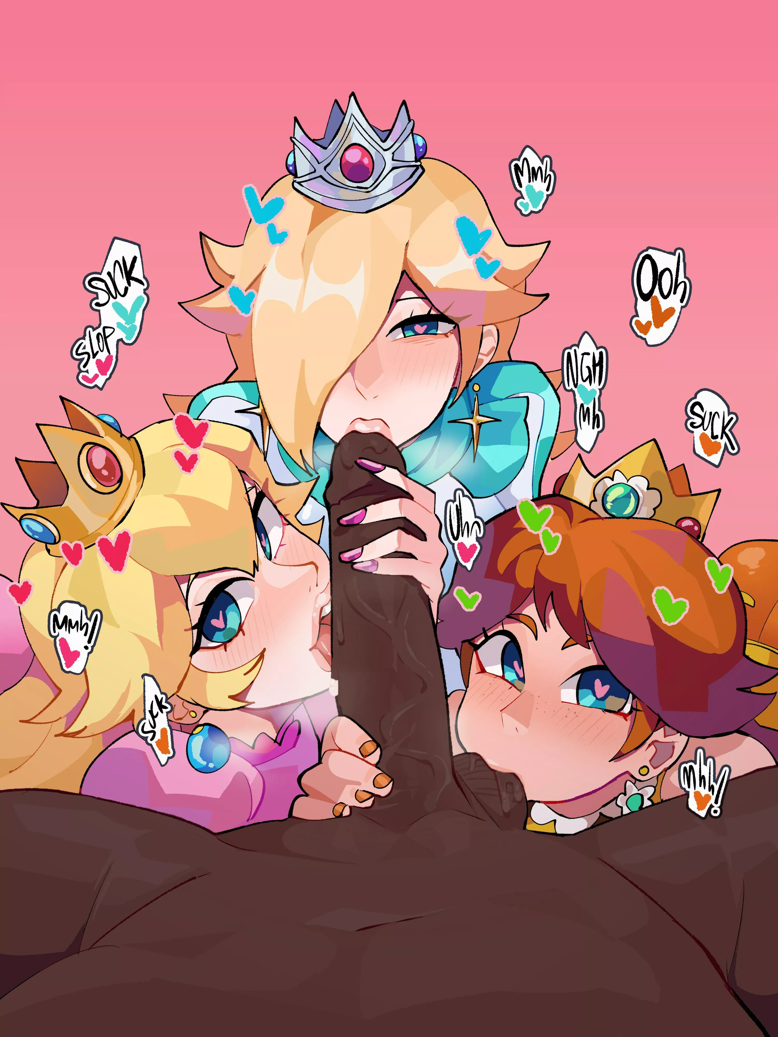 How Princesses worship Cock