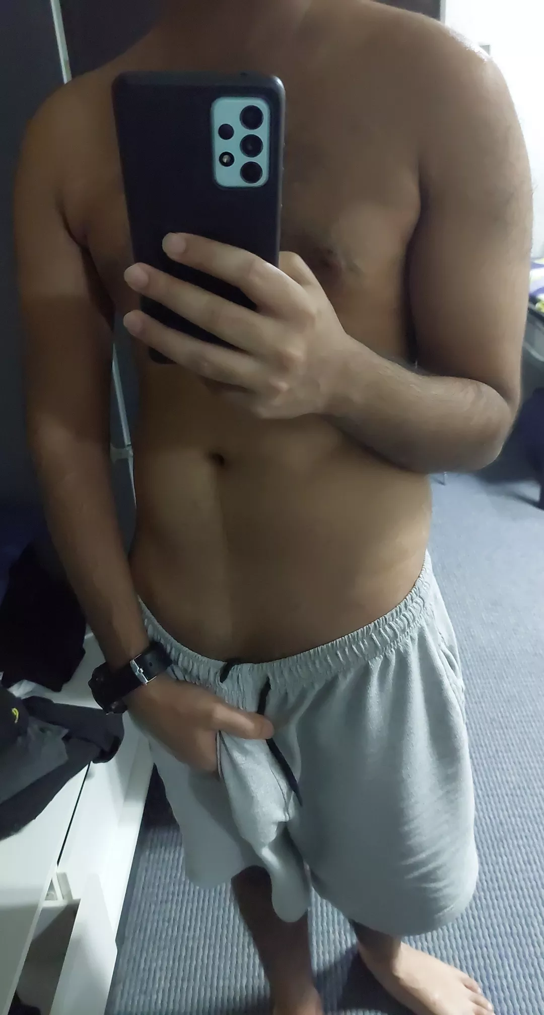 I walk around most of the day like this