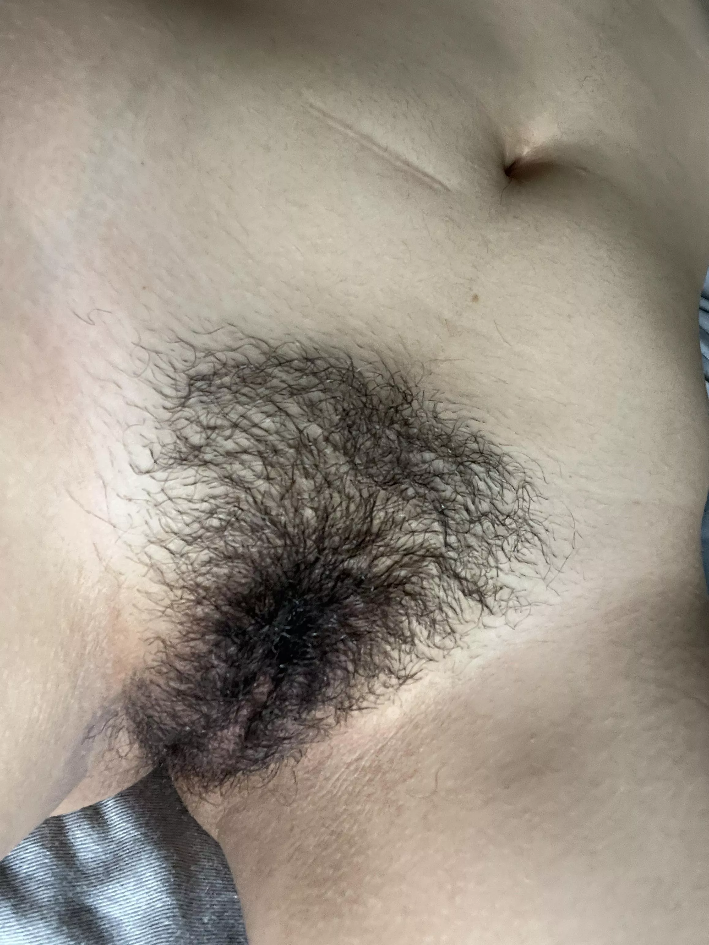 I want my hairy pussy covered in your cream