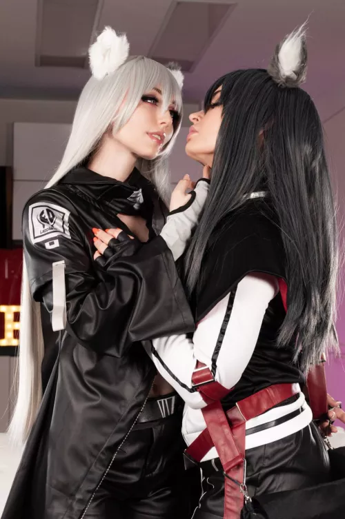 Lappland and Texas from Arknights by Sia Siberia and Sonya Vibe