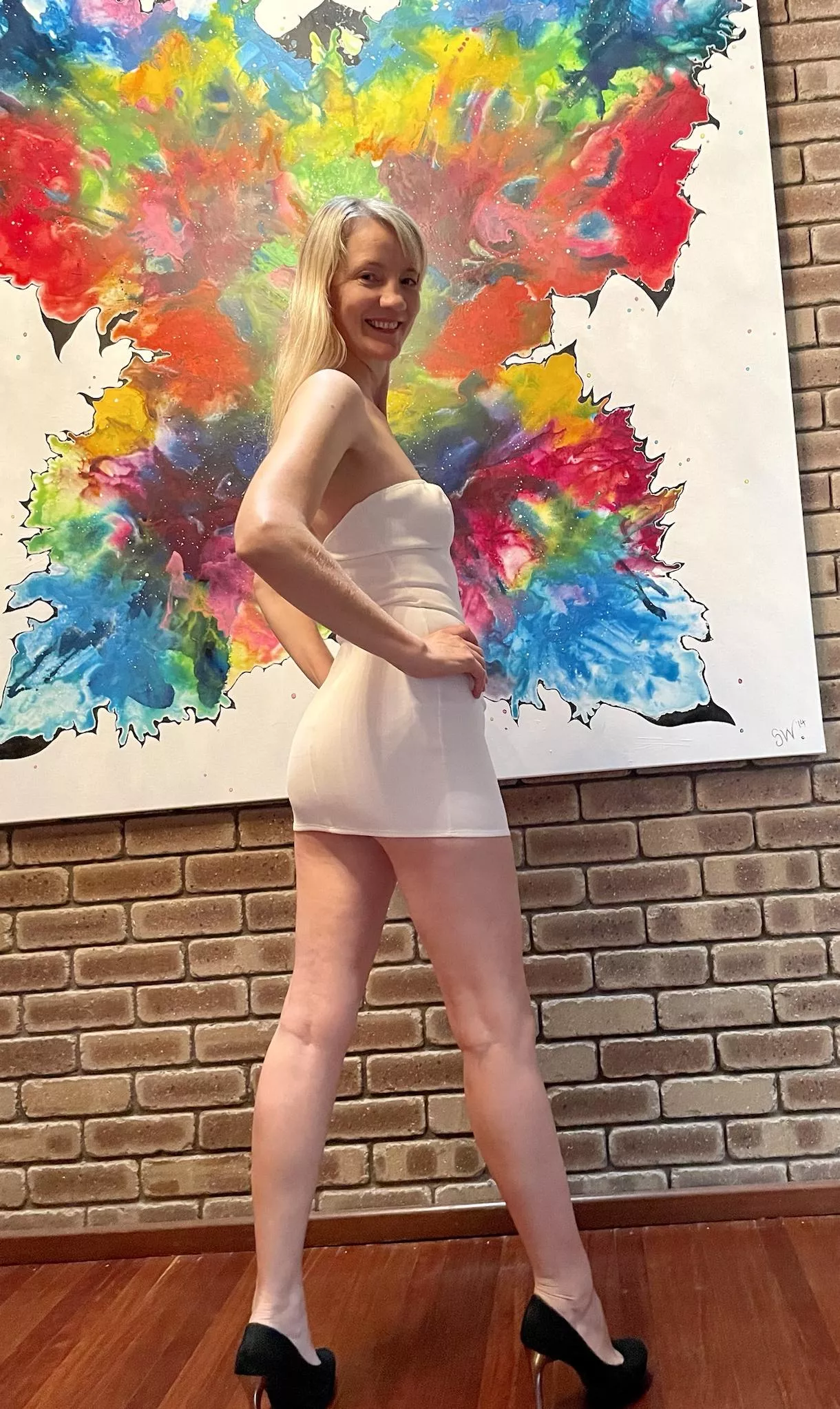 Mum's ready to go out