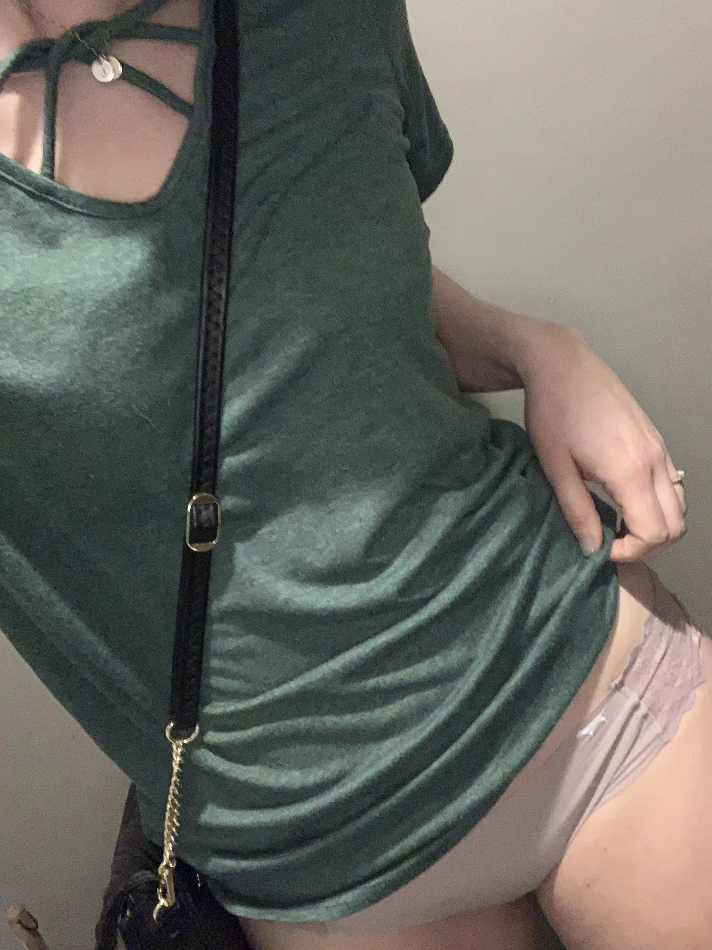 Quick peek of my wife’s panties