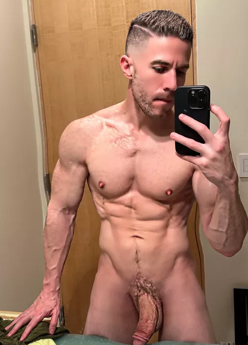 🍆🍑🚿shower time after new haircut 💇🏼‍♂️