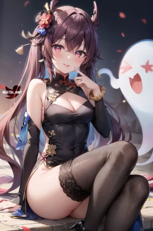 Thighs? check. (Genshin Impact) [SetsuAiArt]