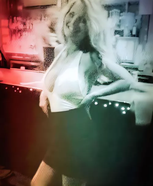 What my wife wore to the bar last night without me. Does she qualify as a dumpster slut?