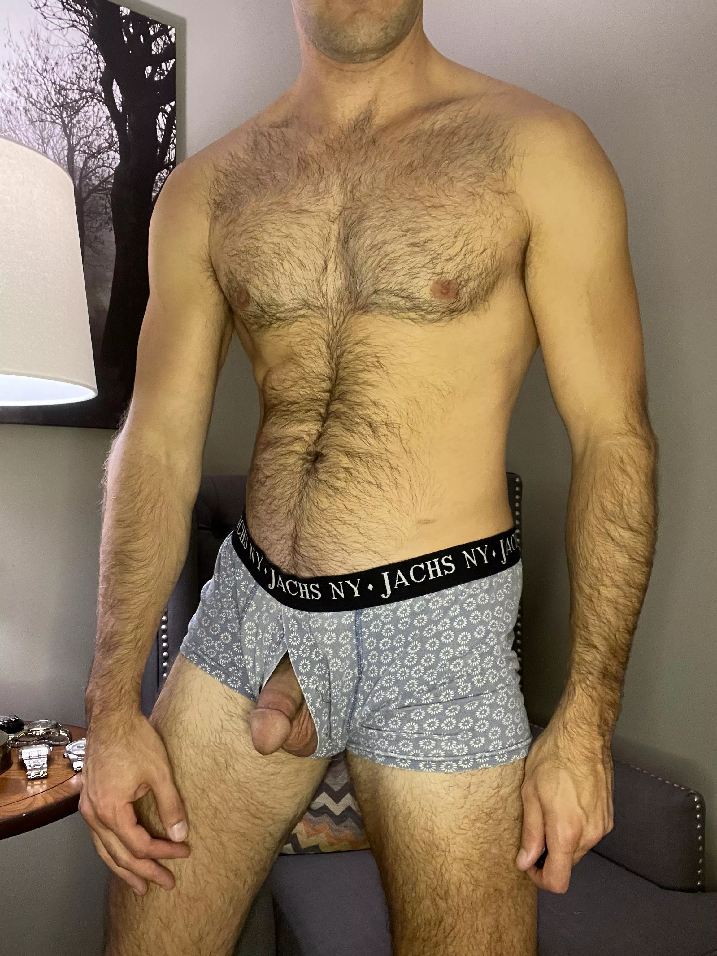 You come home, I’m standing in front of you like this. What’s next? [38]