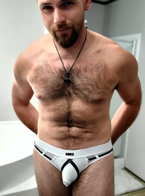 You should see the back.