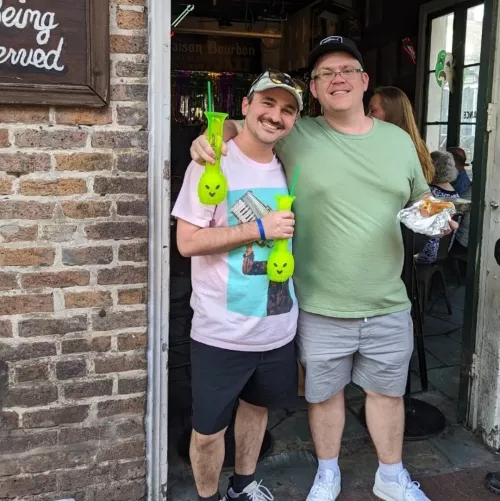 BF & I just got back from NoLa, what a madhouse.