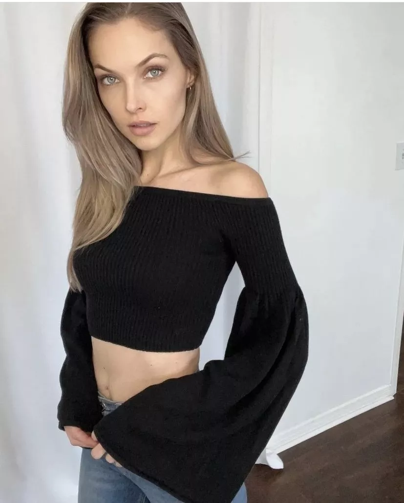 Black Top and Jeans