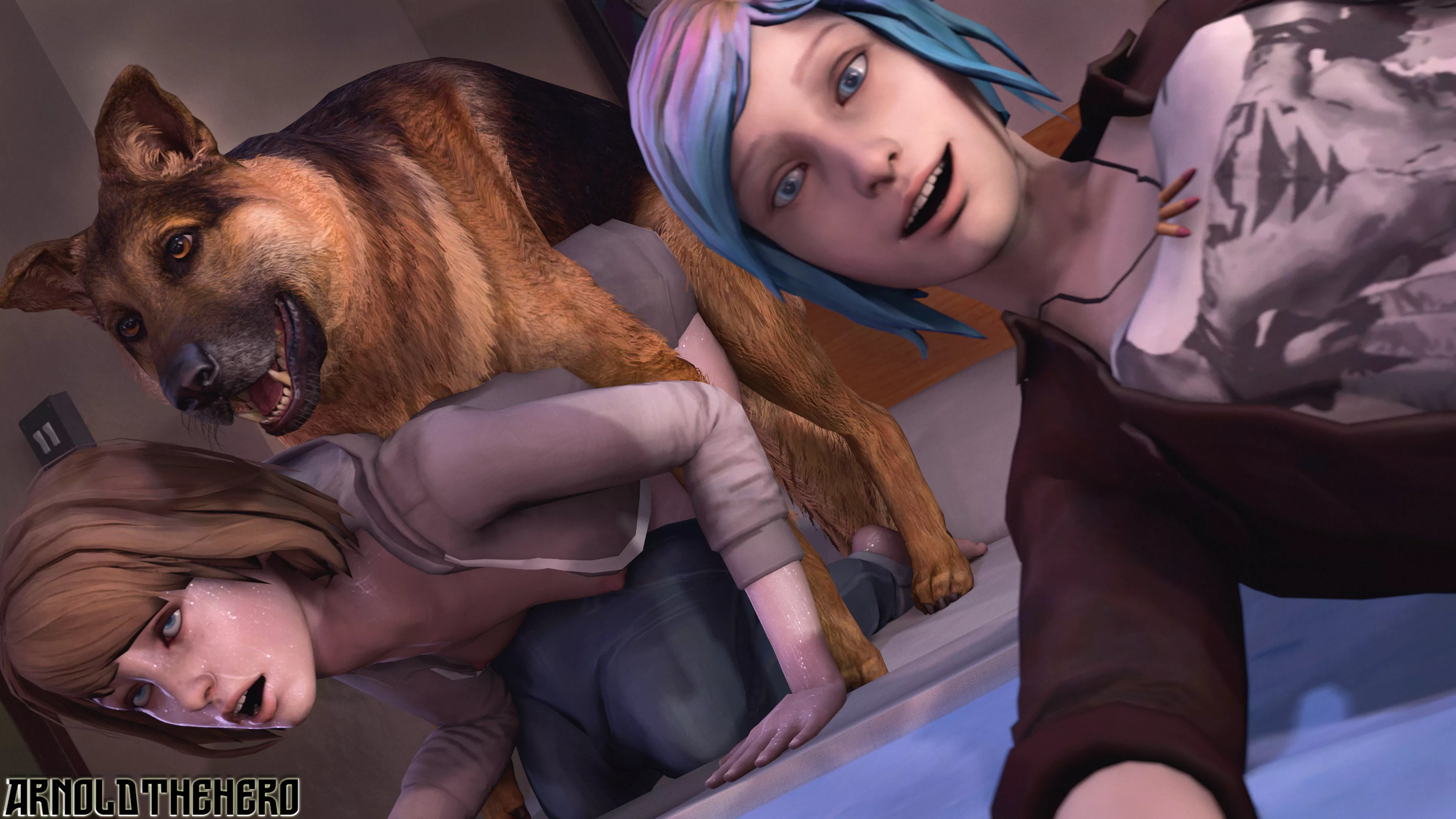 Chloe calls next after Max is destroyed by the random stray. (ArnoldtheheroS)