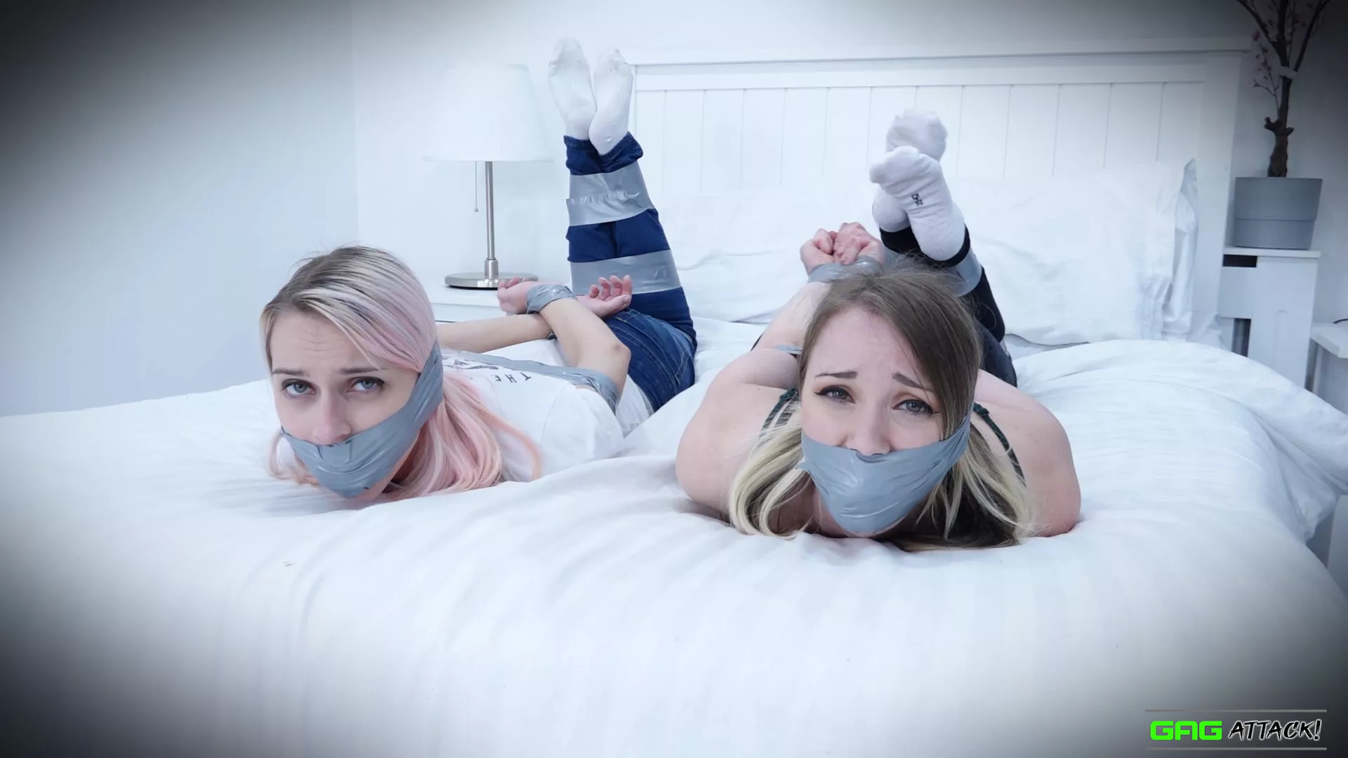 Chloe & Missy - GND's Captured in Tape Bondage