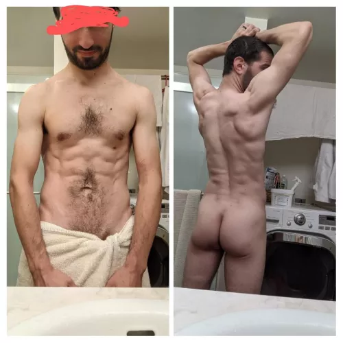 Feeling good after a hard workout [M].