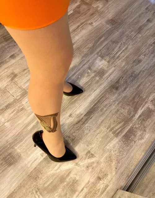 Feeling lucky in these amazing pantyhose today💚🍀🇮🇪