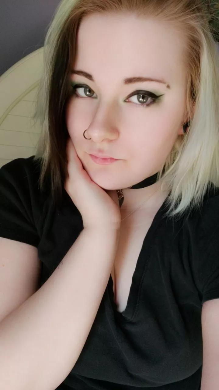 Green makeup from yesterday for St. Patrick's day