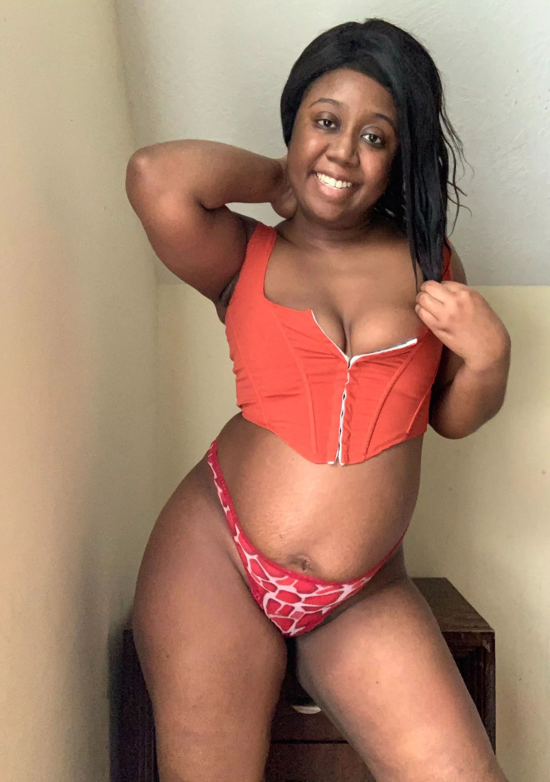 I felt like being half naked