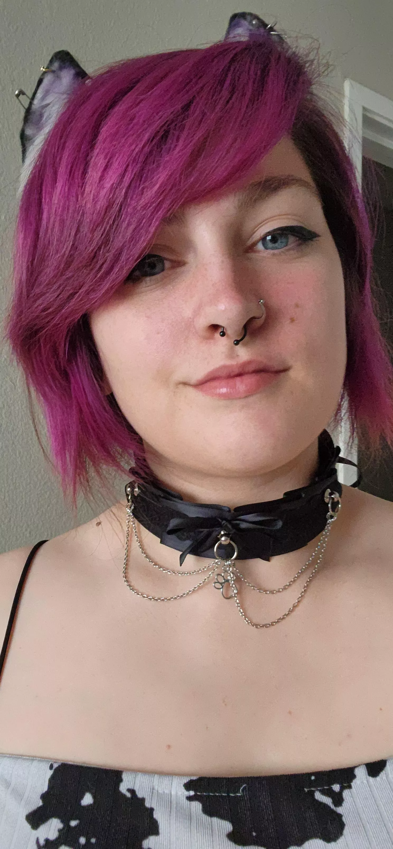 I finished making this adorable collar last night! :3 [oc]