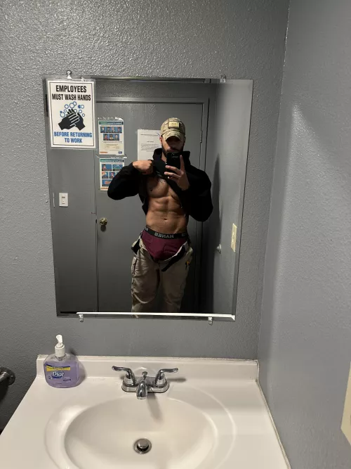 Inappropriate workplace bulge