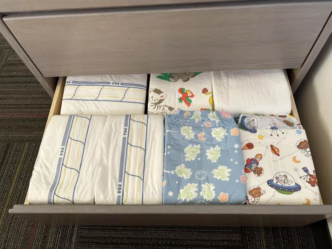I’ve always dreamed of having a full diaper drawer, and it’s finally happened :)
