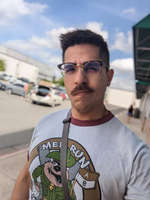 Just enjoying a haircut