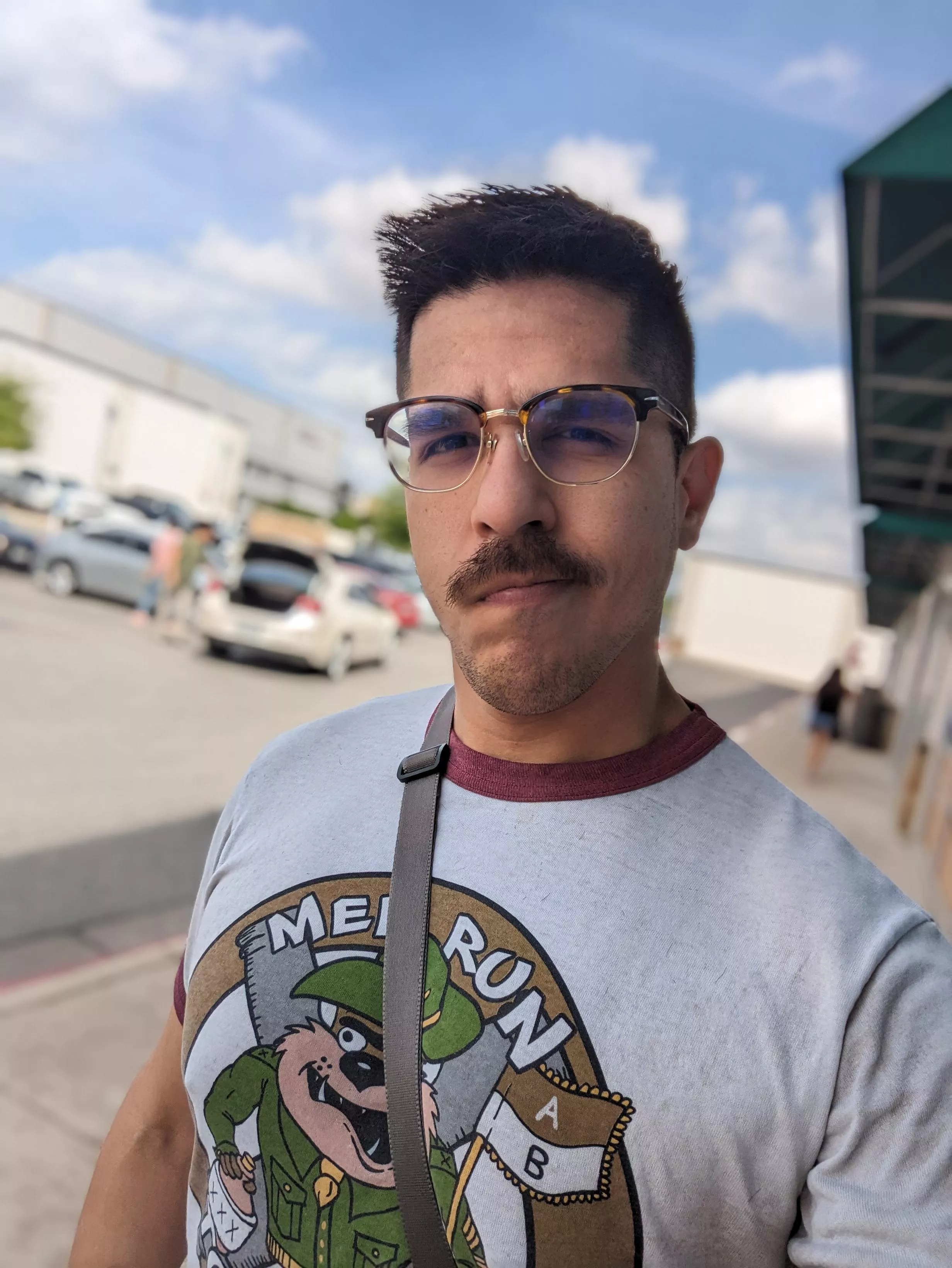 Just enjoying a haircut