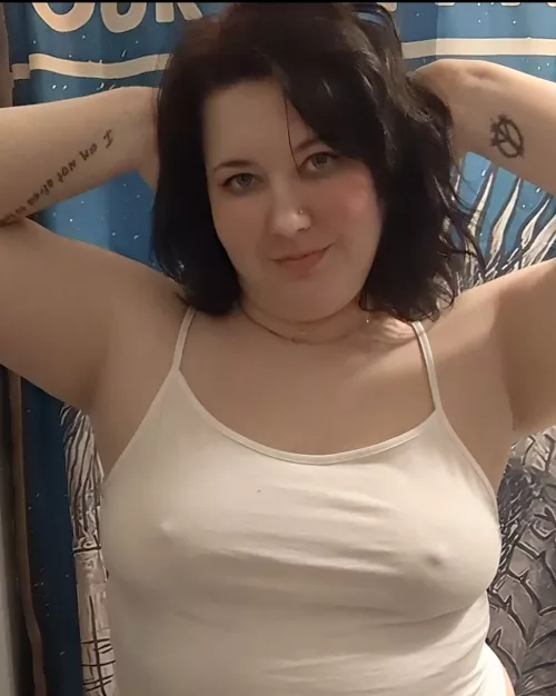 My first time going braless 😉