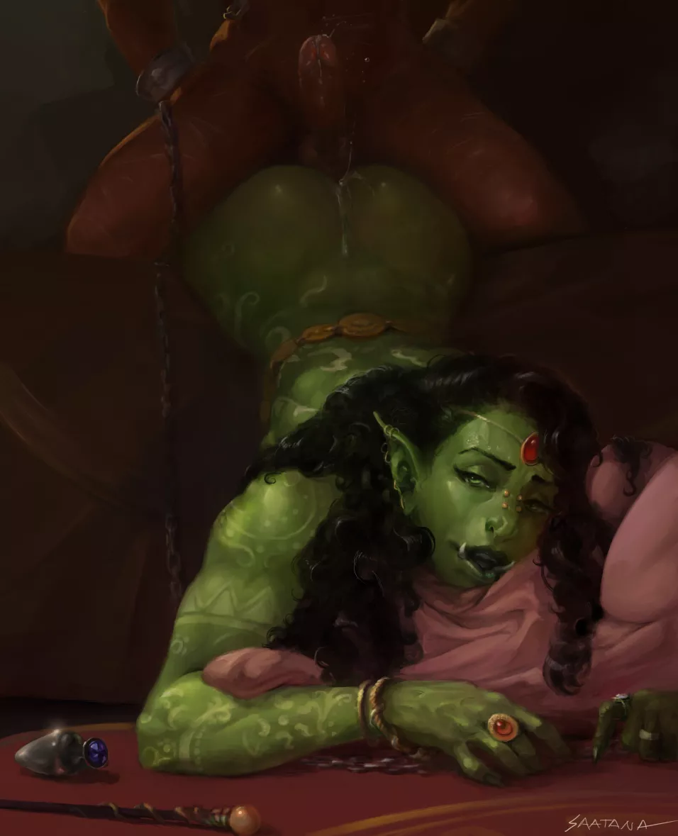 Orc princess and her slave (saatana)